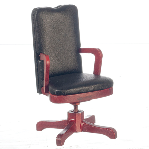 Swivel Desk Chair, Black